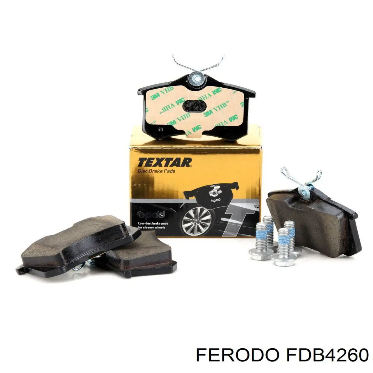 Задні гальмівні колодки FDB4260 Ferodo