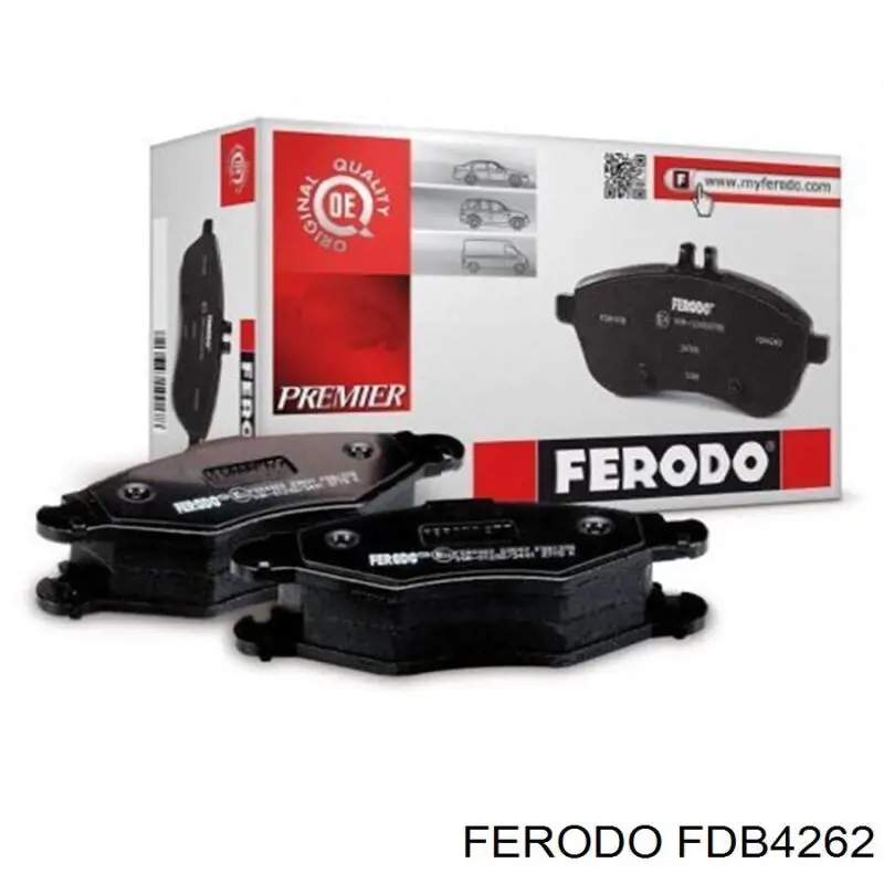 FDB4262 Ferodo колодки гальмівні передні, дискові