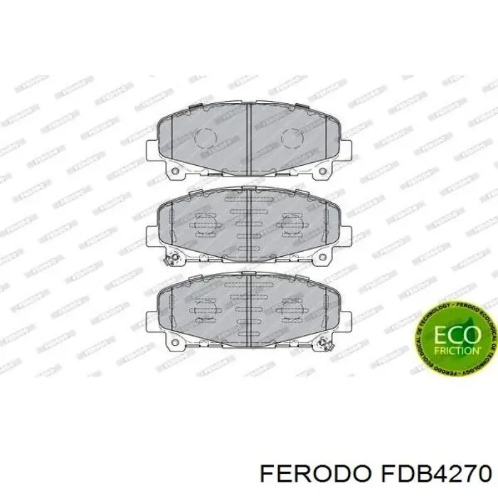 FDB4270 Ferodo колодки гальмівні передні, дискові