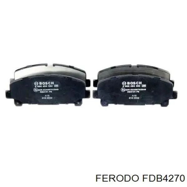 Гальмівні колодки Ferodo FDB4270 ціна, від 28.56 USD