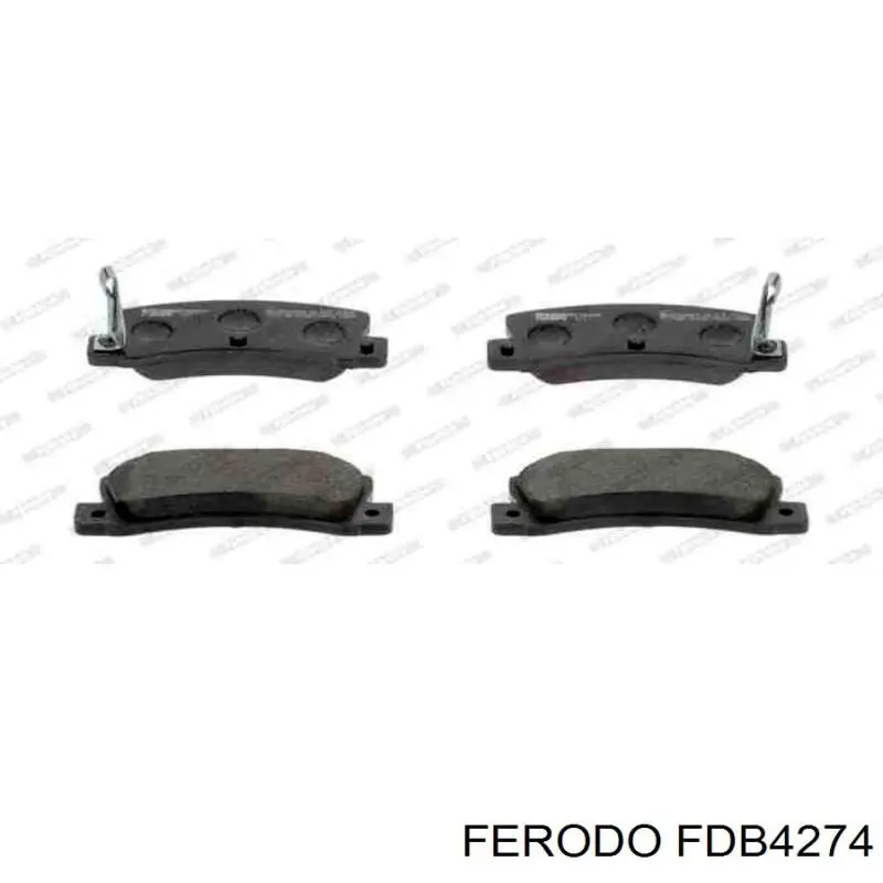 FDB4274 Ferodo колодки гальмові задні, дискові
