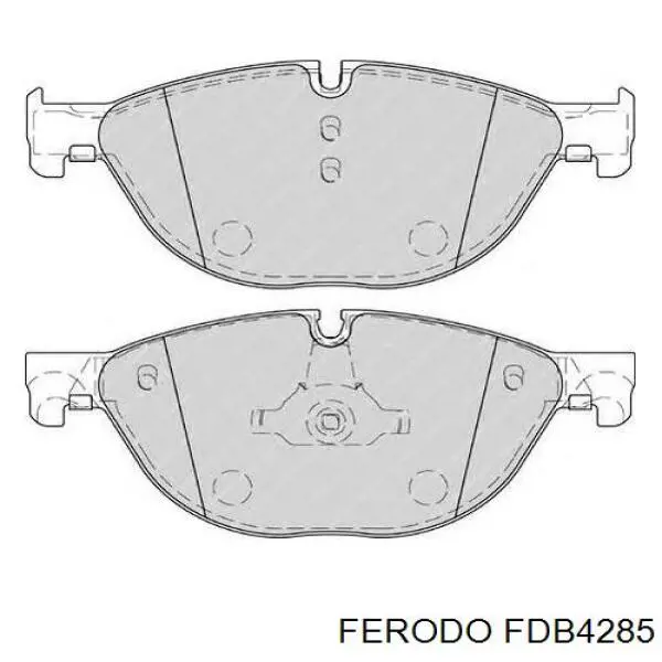 FDB4285 Ferodo колодки гальмівні передні, дискові