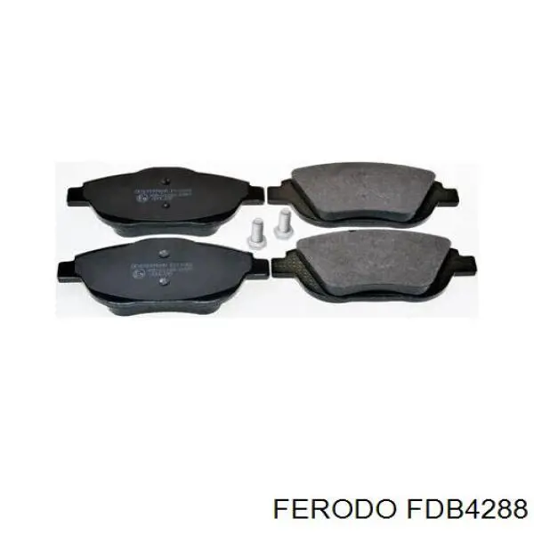 FDB4288 Ferodo колодки гальмівні передні, дискові