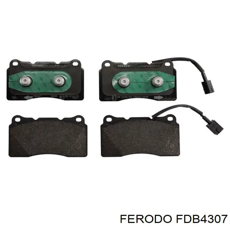 FDB4307 Ferodo колодки гальмівні передні, дискові