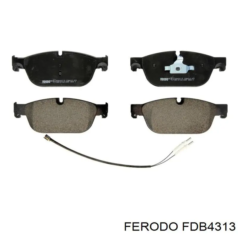 FDB4313 Ferodo колодки гальмівні передні, дискові