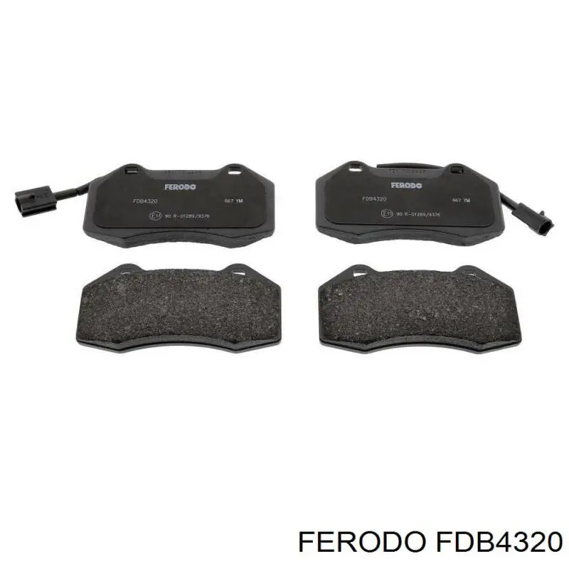 Передні тормозні колодки FDB4320 Ferodo