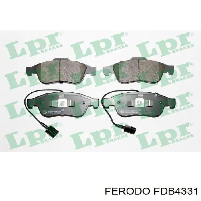 Гальмівні колодки Ferodo FDB4331 ціна, від 41.31 USD