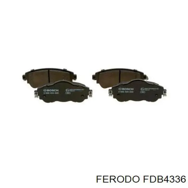 Передні тормозні колодки FDB4336 Ferodo