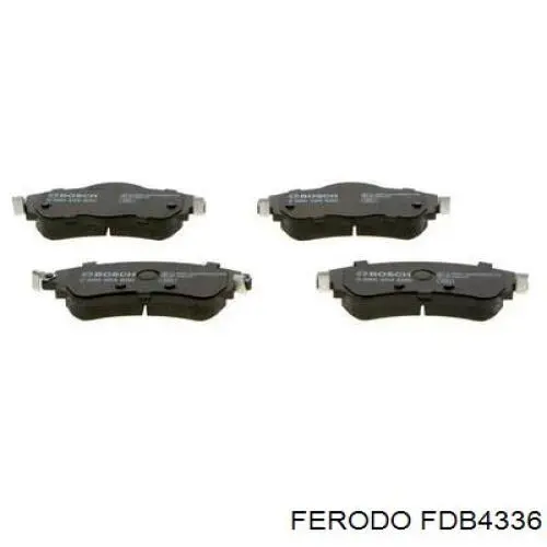 FDB4336 Ferodo Передні гальмівні колодки