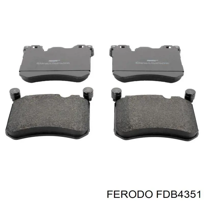 FDB4351 Ferodo колодки гальмівні передні, дискові