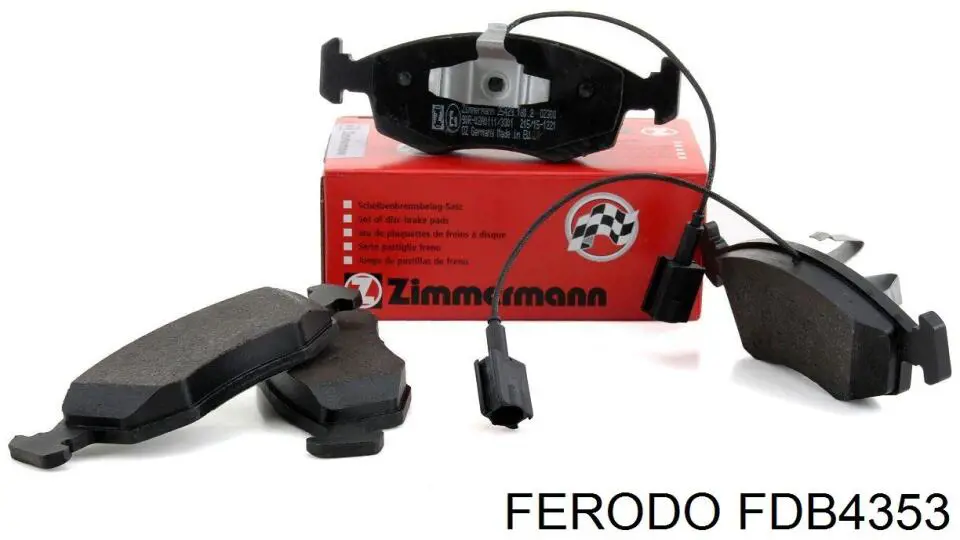 Гальмівні колодки Ferodo FDB4353 ціна, від 32.37 USD