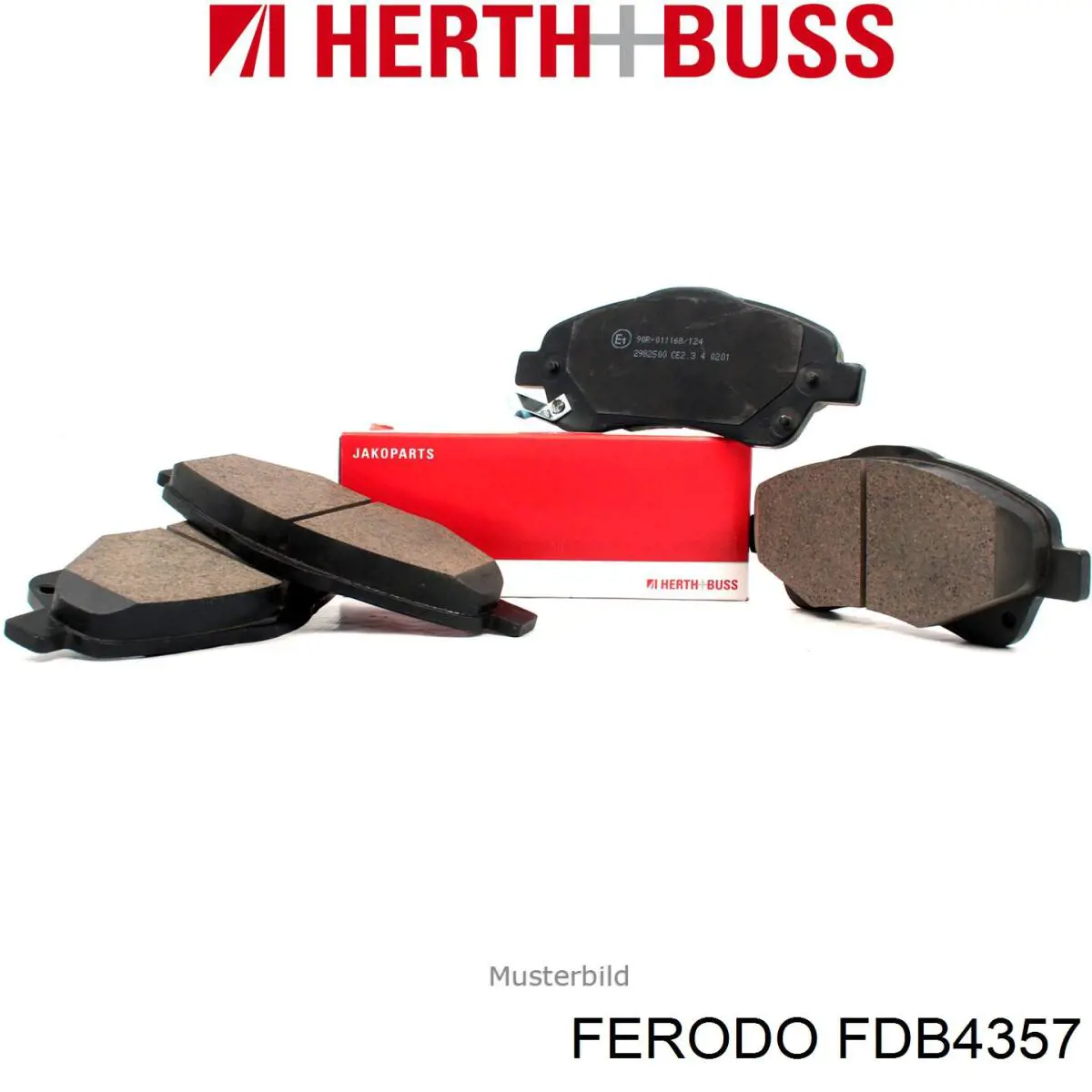 Гальмівні колодки Ferodo FDB4357 ціна, від 39.12 USD