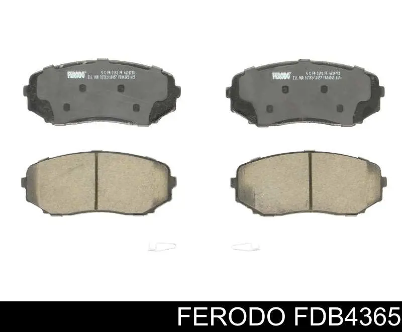 Передні тормозні колодки FDB4365 Ferodo