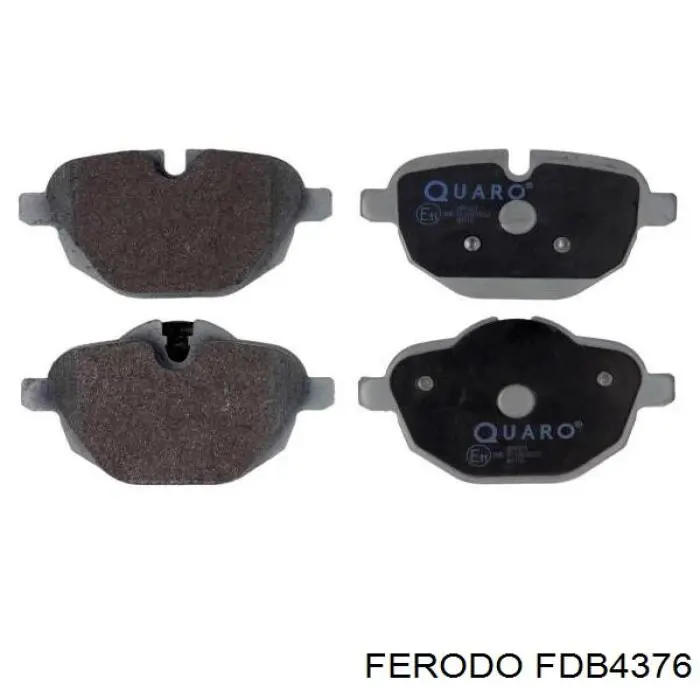 Задні дискові колодки Ferodo FDB4376
