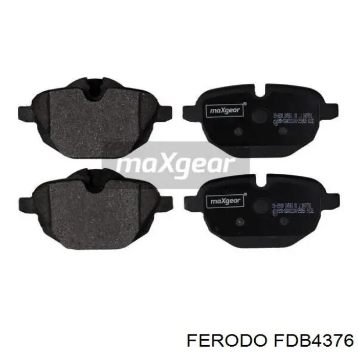 FDB4376 Ferodo Колодки гальмівні задні, дискові