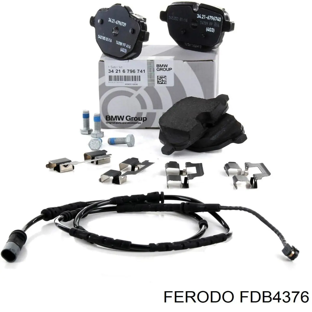 Купити FDB4376 Ferodo Задні колодки