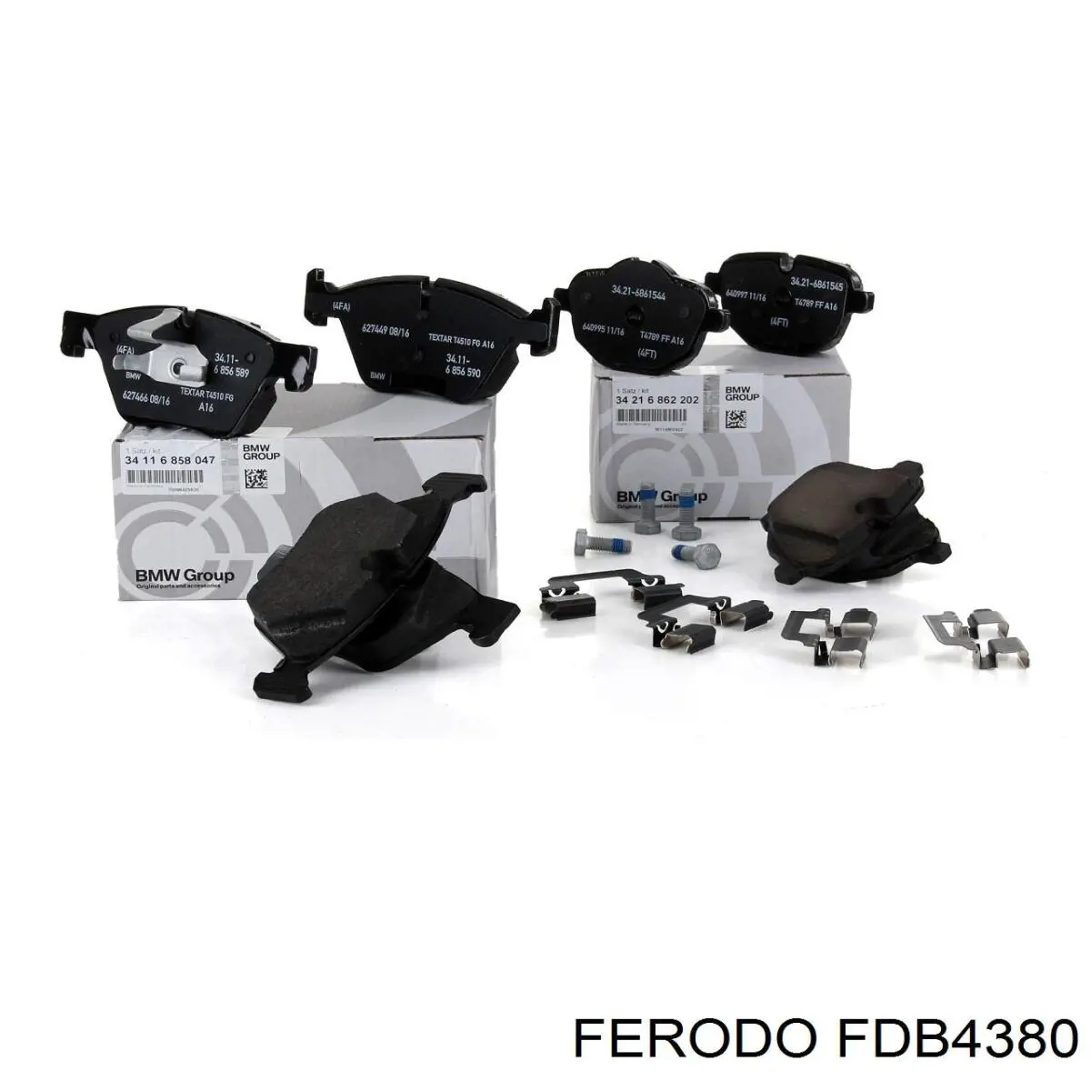 Передні тормозні колодки FDB4380 Ferodo