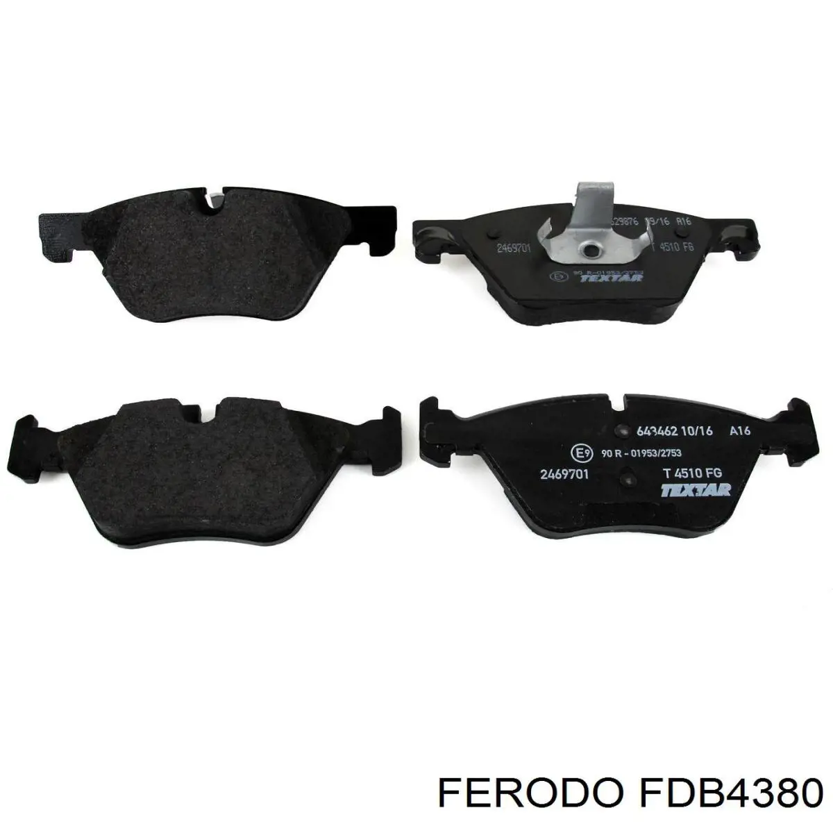 FDB4380 Ferodo колодки гальмівні передні, дискові