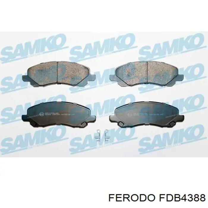 Гальмівні колодки Ferodo FDB4388 ціна, від 27.51 USD