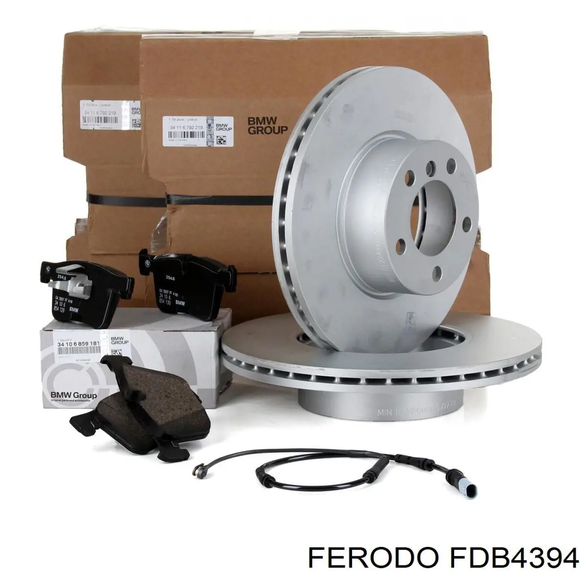 Передні тормозні колодки FDB4394 Ferodo