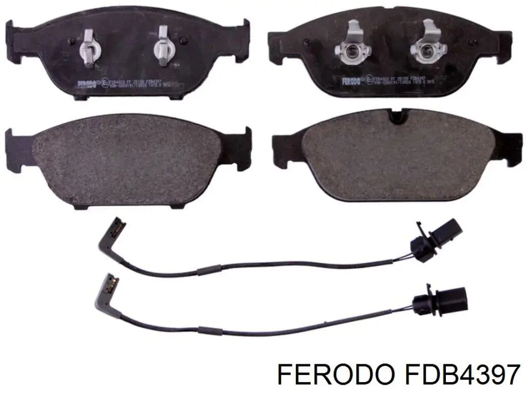 FDB4397 Ferodo колодки гальмівні передні, дискові