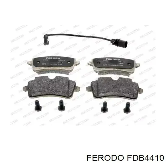 FDB4410 Ferodo колодки гальмові задні, дискові