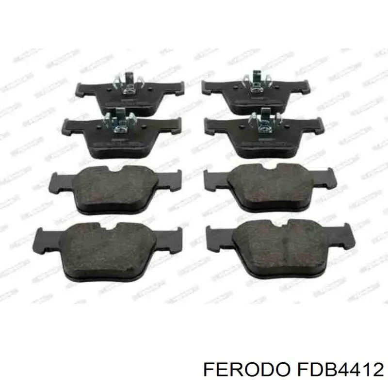 FDB4412 Ferodo Передні гальмівні колодки