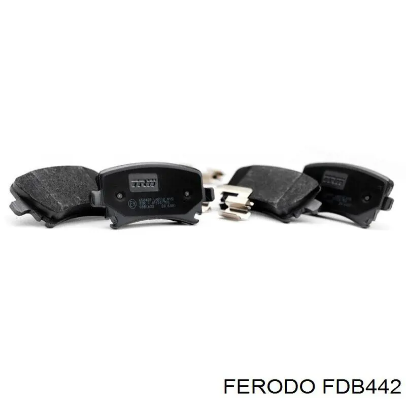 FDB442 Ferodo колодки гальмівні передні, дискові