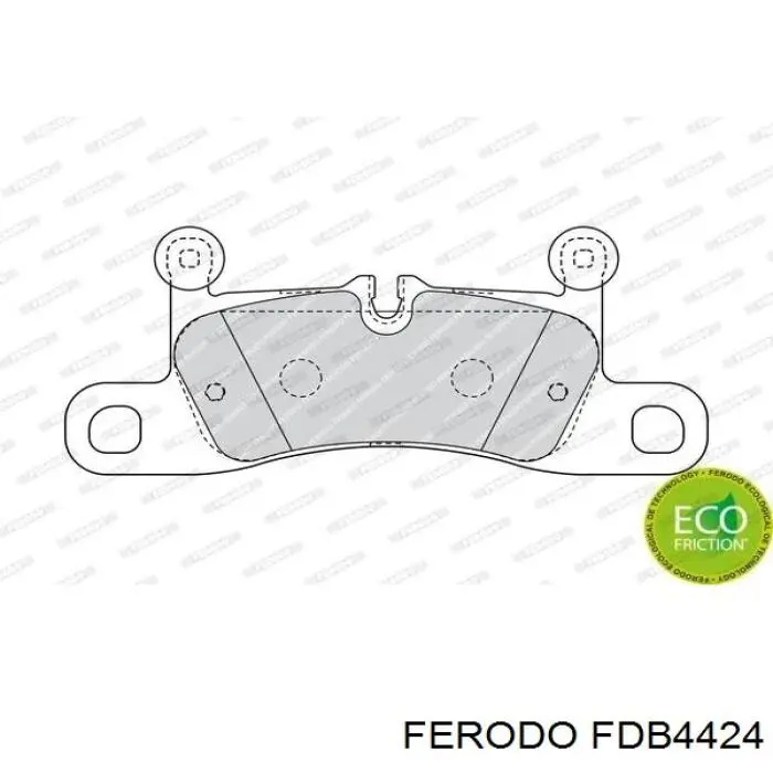 Купити FDB4424 Ferodo Задні колодки