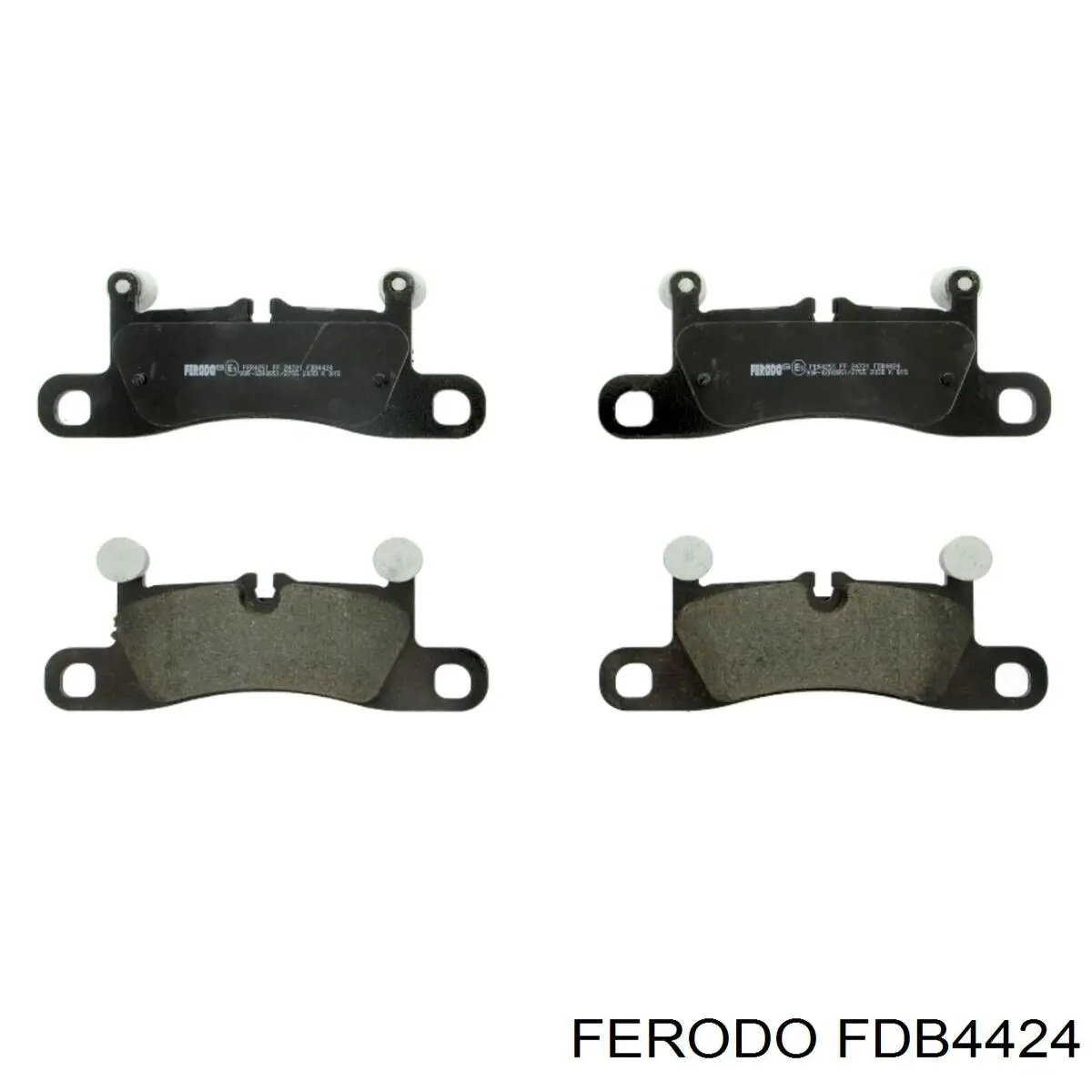Задні гальмівні колодки FDB4424 Ferodo