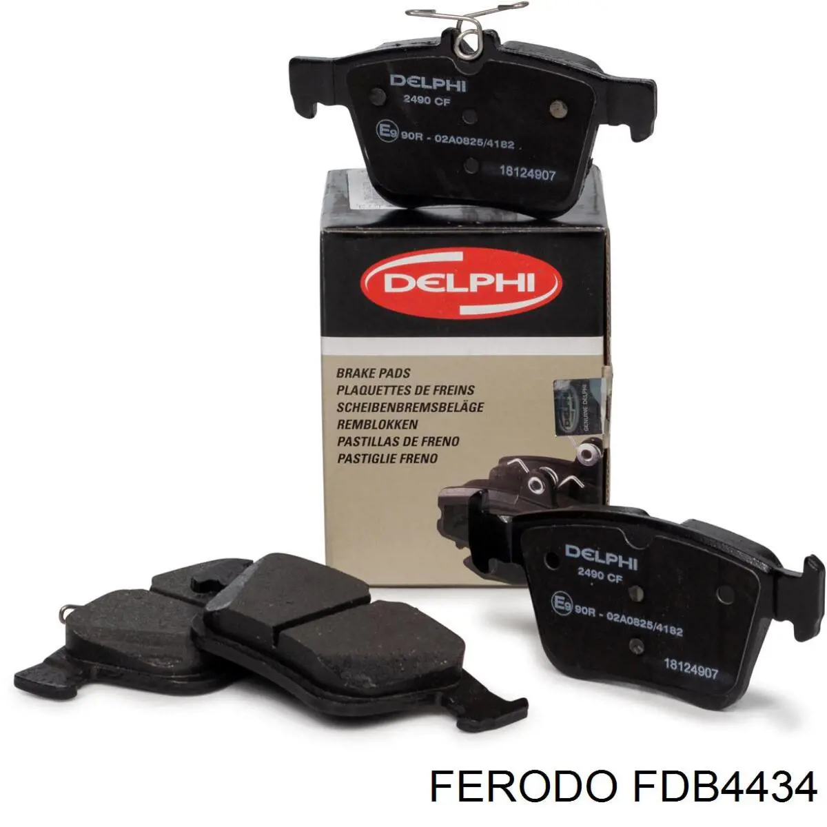 Задні гальмівні колодки FDB4434 Ferodo