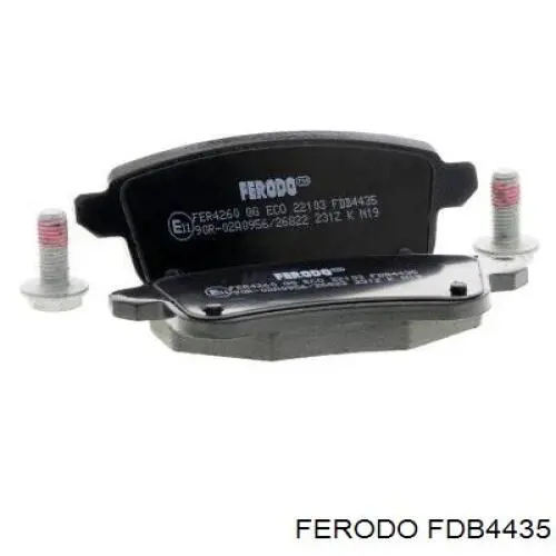 FDB4435 Ferodo Колодки гальмівні задні, дискові