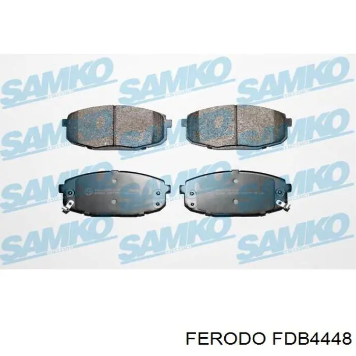 Передні тормозні колодки FDB4448 Ferodo