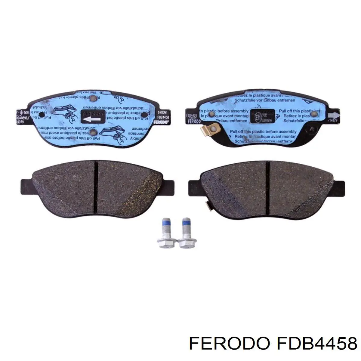 FDB4458 Ferodo колодки гальмівні передні, дискові