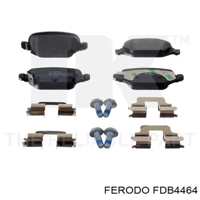 Купити FDB4464 Ferodo Задні колодки