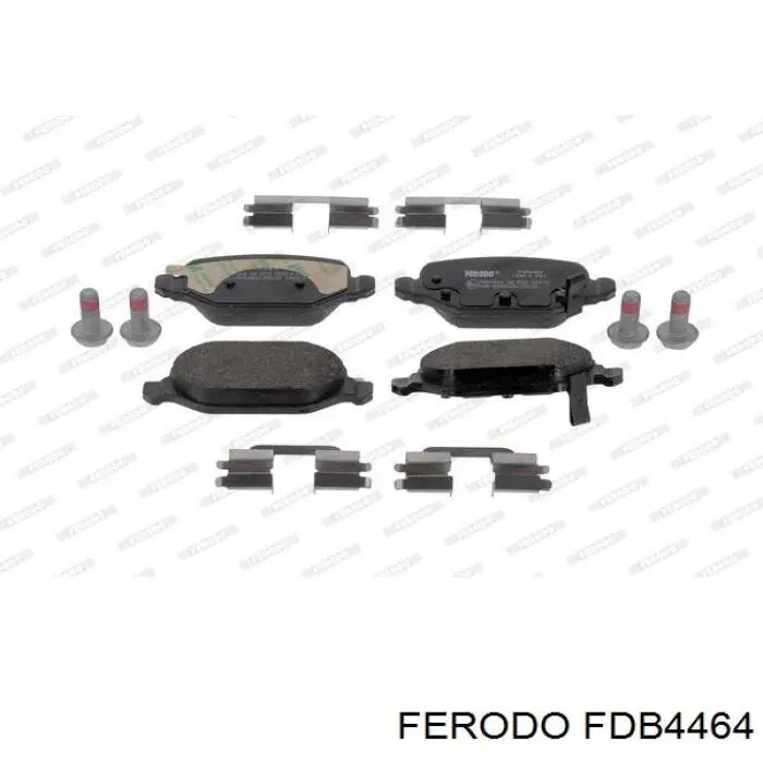 FDB4464 Ferodo колодки гальмові задні, дискові