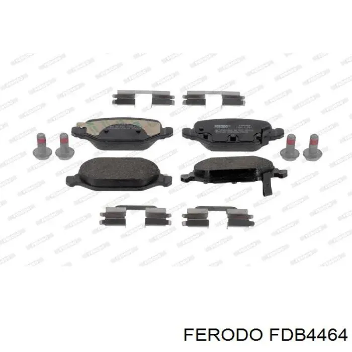 FDB4464 Ferodo Колодки гальмівні задні, дискові
