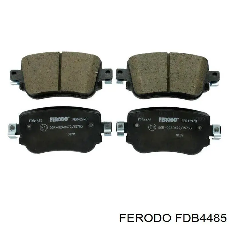 FDB4485 Ferodo колодки гальмові задні, дискові