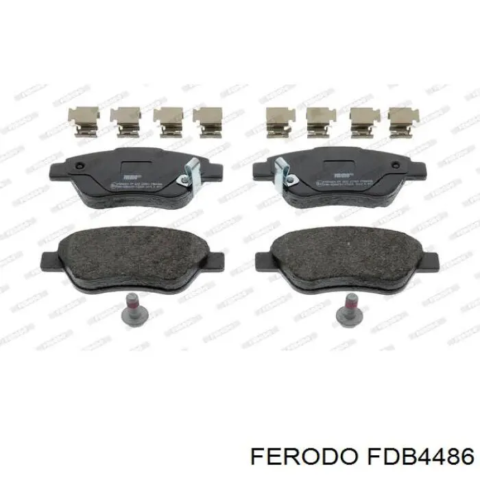 FDB4486 Ferodo колодки гальмівні передні, дискові
