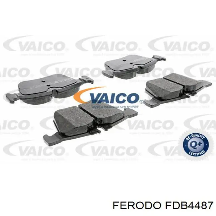 FDB4487 Ferodo Колодки гальмівні задні, дискові