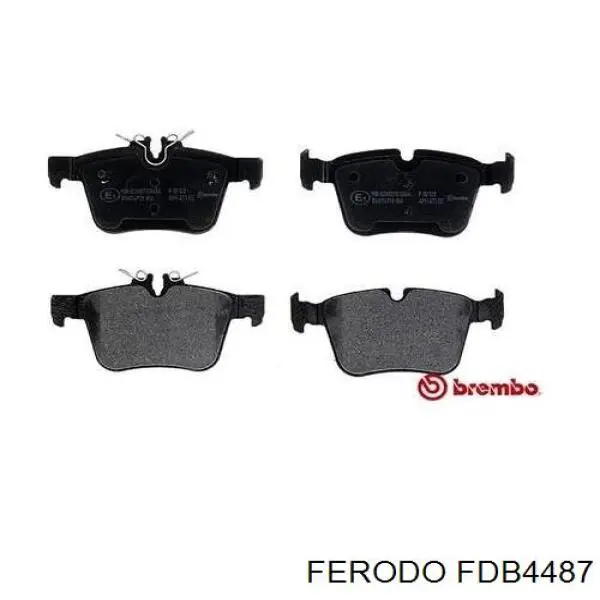Купити FDB4487 Ferodo Задні колодки
