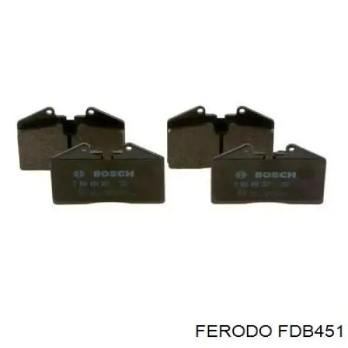 Задні гальмівні колодки Ferodo FDB451 ціна, від 38.50 USD