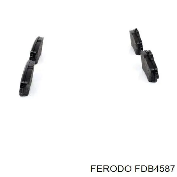 Купити FDB4587 Ferodo Задні колодки