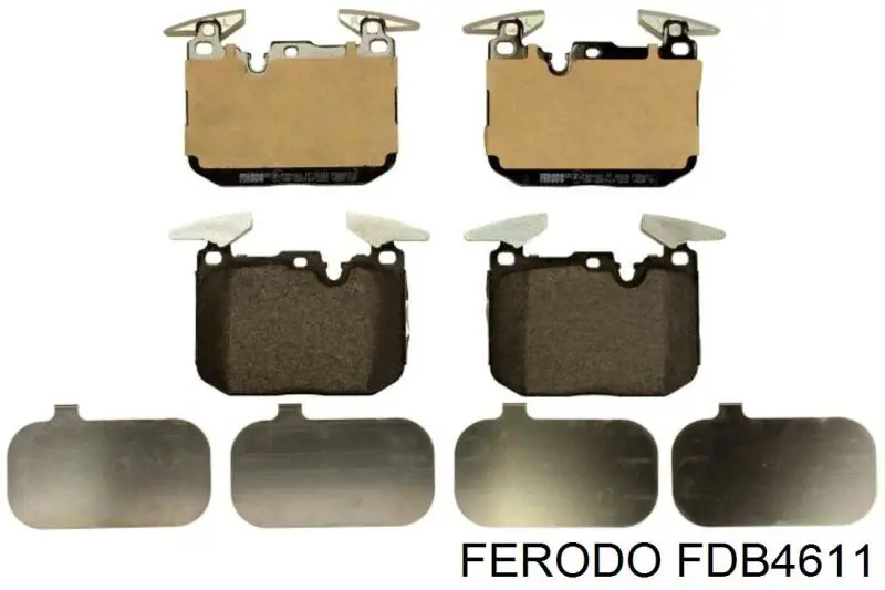 Передні тормозні колодки FDB4611 Ferodo