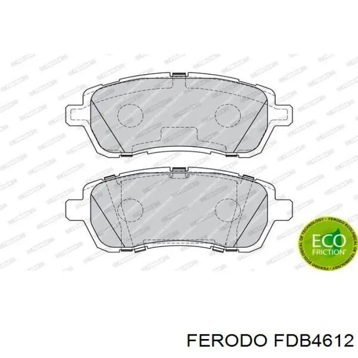 Передні тормозні колодки FDB4612 Ferodo