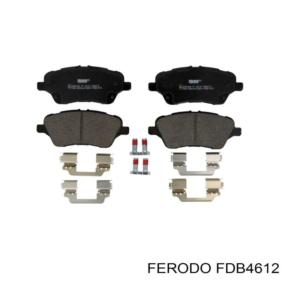 Купити FDB4612 Ferodo Колодки гальмівні передні, дискові