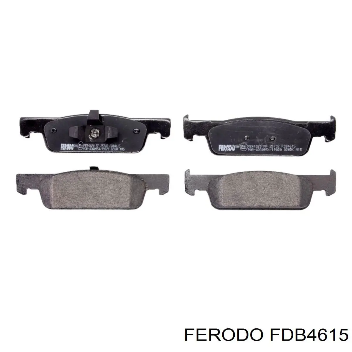 FDB4615 Ferodo колодки гальмівні передні, дискові