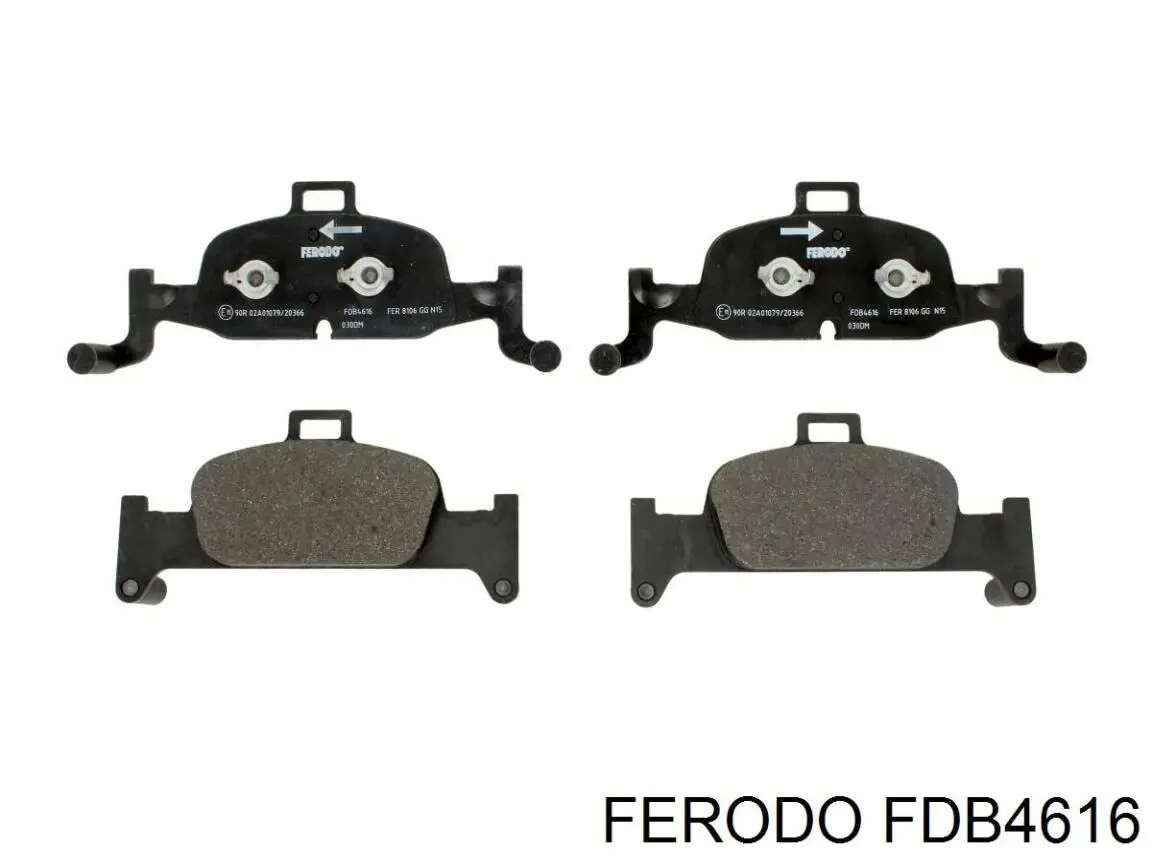 FDB4616 Ferodo колодки гальмівні передні, дискові