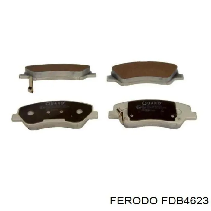 FDB4623 Ferodo Передні гальмівні колодки