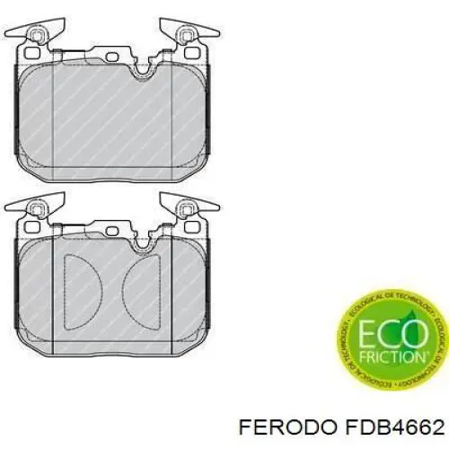 FDB4662 Ferodo колодки гальмівні передні, дискові